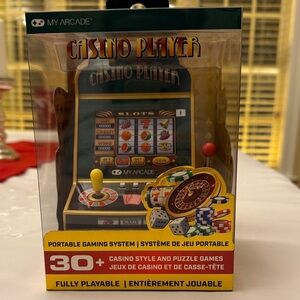 My Arcade Casino Player Portable Gaming System